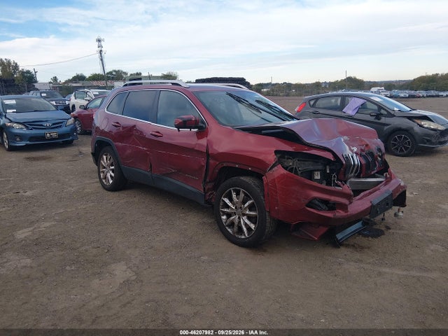 2016 Jeep Cherokee Limited მანქანა იყიდება აუქციონზე, vin: 1C4PJMDS2GW120243, აუქციონის ნომერი: 46207982