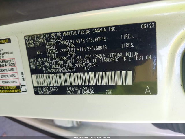 Lexus RX 350 2023 2T2BAMCAXPC028207 Image 9
