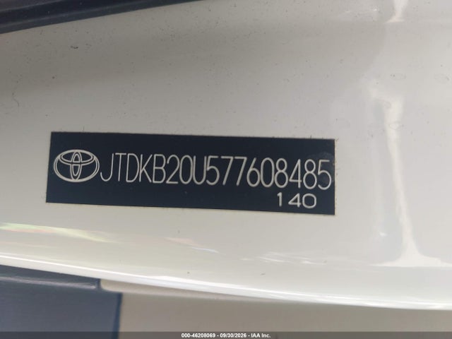 Aukcja sprzedaży 2007 Toyota Prius Touring, vin: JTDKB20U577608485, numer aukcji: 46208069