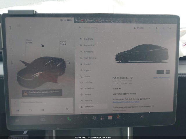 7SAYGDEE7TF418378 Tesla Model Y All-wheel Drive/long Range Launch Series/premium All-wheel Drive
