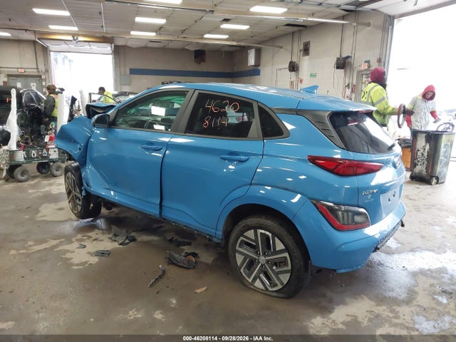 2023 Hyundai Kona Electric Limited მანქანა იყიდება აუქციონზე, vin: KM8K53AG6PU164231, აუქციონის ნომერი: 46208114