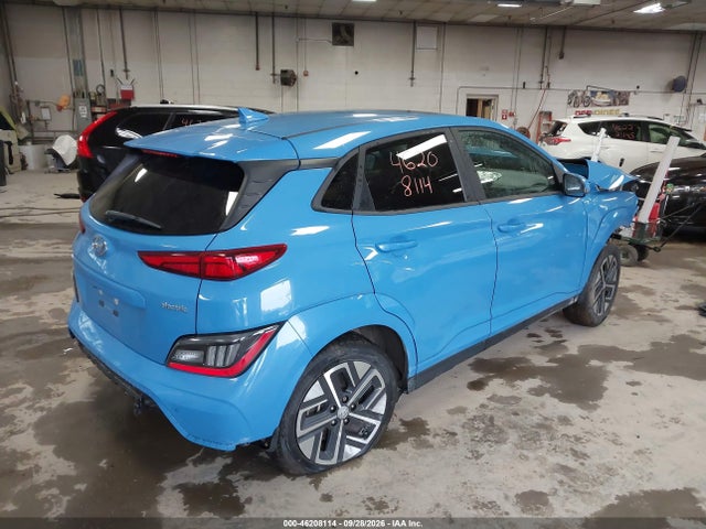 2023 Hyundai Kona Electric Limited მანქანა იყიდება აუქციონზე, vin: KM8K53AG6PU164231, აუქციონის ნომერი: 46208114