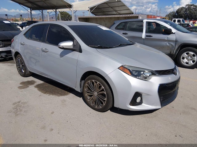 2015 Toyota Corolla S Plus მანქანა იყიდება აუქციონზე, vin: 2T1BURHE0FC423225, აუქციონის ნომერი: 46208143