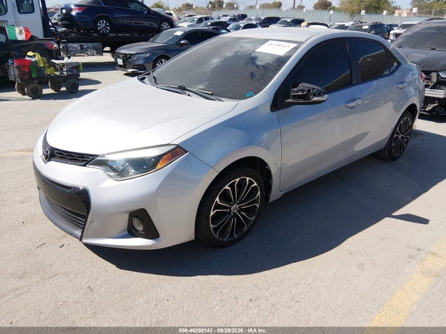 2015 Toyota Corolla S Plus მანქანა იყიდება აუქციონზე, vin: 2T1BURHE0FC423225, აუქციონის ნომერი: 46208143
