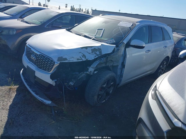 46208245 :رقم المزاد ، 5XYPK4A5XKG453694 vin ، 2019 Kia Sorento 3.3l Sx مزاد بيع