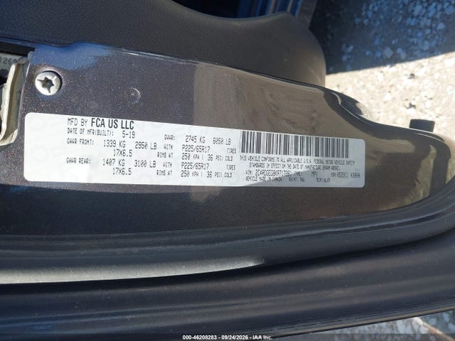 46208283 :رقم المزاد ، 2C4RDGEG8KR717281 vin ، 2019 Dodge Grand Caravan Gt مزاد بيع