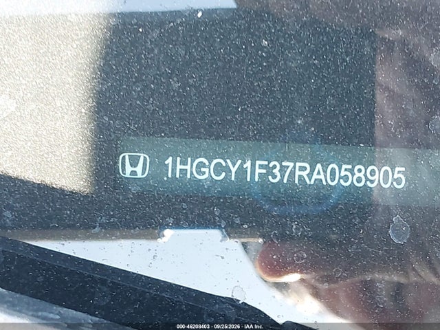 Aukcja sprzedaży 2024 Honda Accord Ex, vin: 1HGCY1F37RA058905, numer aukcji: 46208403