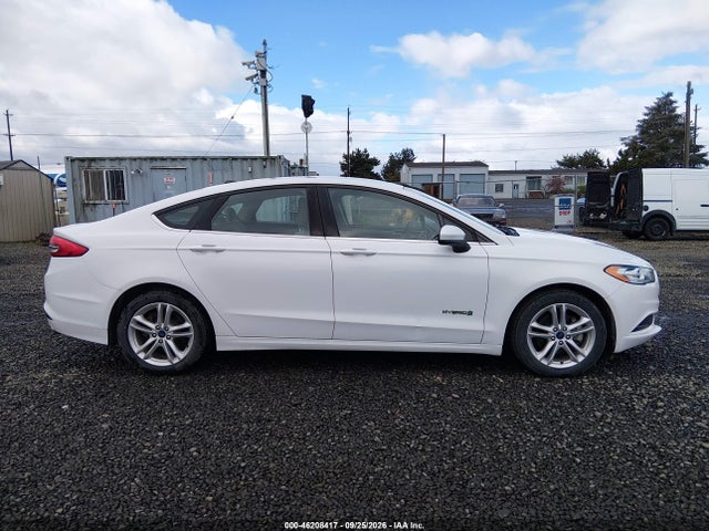 46208417 :رقم المزاد ، 3FA6P0UU6JR243595 vin ، 2018 Ford Fusion Hybrid S مزاد بيع