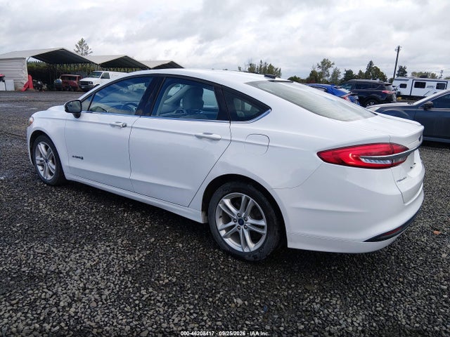 46208417 :رقم المزاد ، 3FA6P0UU6JR243595 vin ، 2018 Ford Fusion Hybrid S مزاد بيع