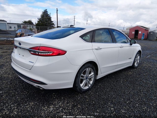 46208417 :رقم المزاد ، 3FA6P0UU6JR243595 vin ، 2018 Ford Fusion Hybrid S مزاد بيع