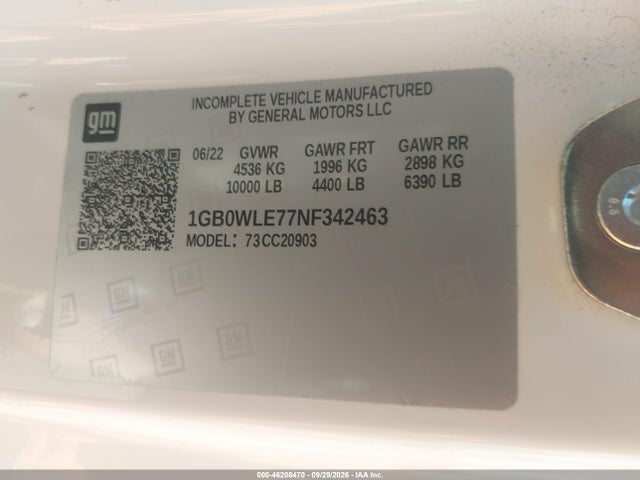 Продаж на аукціоні авто 2022 Chevrolet Silverado 2500hd 2wd  Long Bed Wt, vin: 1GB0WLE77NF342463, номер лоту: 46208470