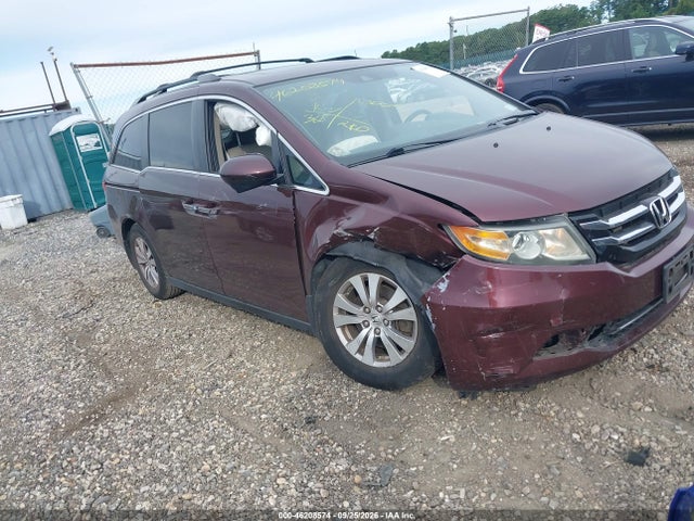 46208574 :رقم المزاد ، 5FNRL5H6XFB101853 vin ، 2015 Honda Odyssey Ex-l مزاد بيع
