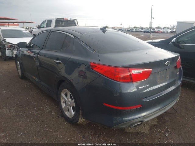 2015 Kia Optima Lx მანქანა იყიდება აუქციონზე, vin: KNAGM4A79F5611532, აუქციონის ნომერი: 46208660