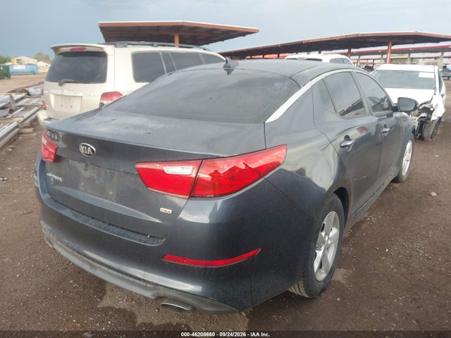 2015 Kia Optima Lx მანქანა იყიდება აუქციონზე, vin: KNAGM4A79F5611532, აუქციონის ნომერი: 46208660