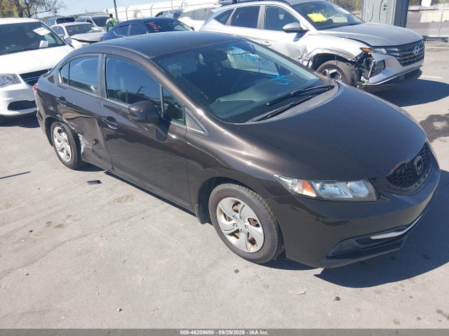 Aukcja sprzedaży 2013 Honda Civic Sdn Lx, vin: 2HGFB2F55DH593568, numer aukcji: 46208690
