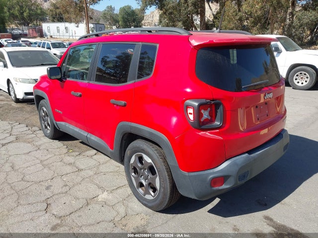 Aukcja sprzedaży 2016 Jeep Renegade Sport, vin: ZACCJAAW2GPE40891, numer aukcji: 46208691