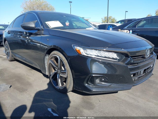 Auction sale of the 2022 Honda Accord Sport, vin: 1HGCV1F31NA098769, lot number: 46208824