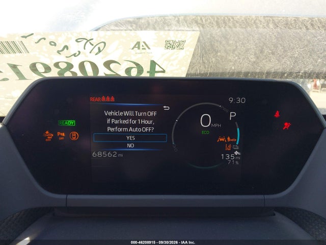 2023 Toyota Bz4x Xle მანქანა იყიდება აუქციონზე, vin: JTMAAAAA9PA021996, აუქციონის ნომერი: 46208915