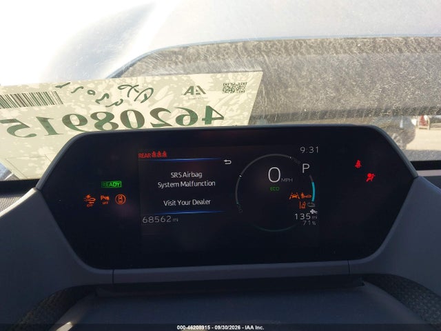 2023 Toyota Bz4x Xle მანქანა იყიდება აუქციონზე, vin: JTMAAAAA9PA021996, აუქციონის ნომერი: 46208915