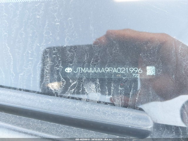 2023 Toyota Bz4x Xle მანქანა იყიდება აუქციონზე, vin: JTMAAAAA9PA021996, აუქციონის ნომერი: 46208915