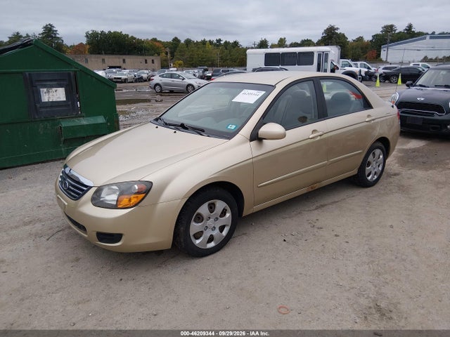 2009 Kia Spectra Ex მანქანა იყიდება აუქციონზე, vin: KNAFE222795665853, აუქციონის ნომერი: 46209344