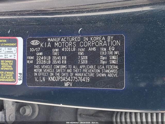 Aukcja sprzedaży 2018 Kia Soul +, vin: KNDJP3A54J7576419, numer aukcji: 46209352