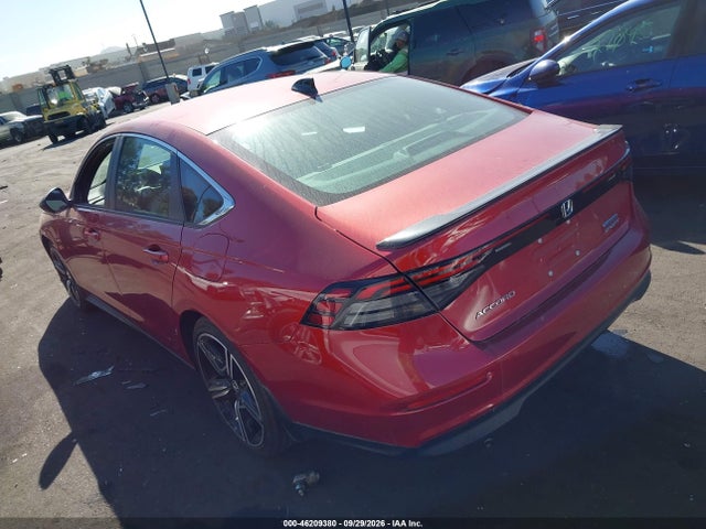 2023 Honda Accord Hybrid Sport მანქანა იყიდება აუქციონზე, vin: 1HGCY2F58PA017980, აუქციონის ნომერი: 46209380
