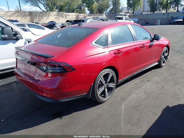 2023 Honda Accord Hybrid Sport მანქანა იყიდება აუქციონზე, vin: 1HGCY2F58PA017980, აუქციონის ნომერი: 46209380