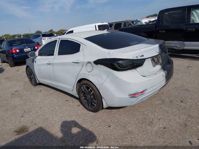 2015 Hyundai Elantra Se მანქანა იყიდება აუქციონზე, vin: 5NPDH4AE8FH572506, აუქციონის ნომერი: 46209435