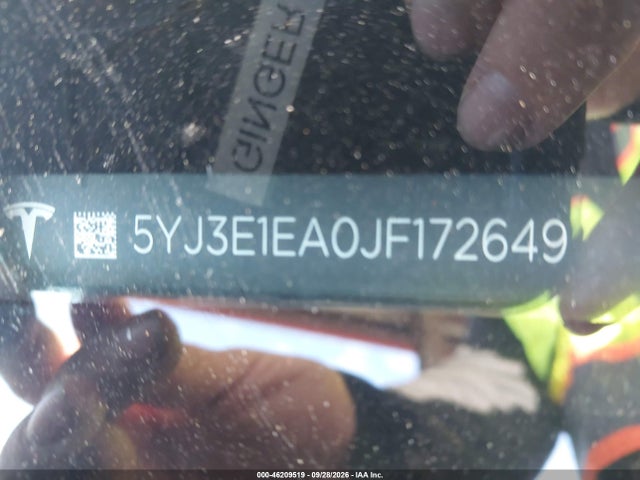 5YJ3E1EA0JF172649 Tesla Model 3 Long Range/mid Range