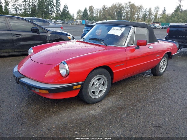 Продаж на аукціоні авто 1987 Alfa Romeo Spider Veloce, vin: ZARBA5588H1048374, номер лоту: 46209539