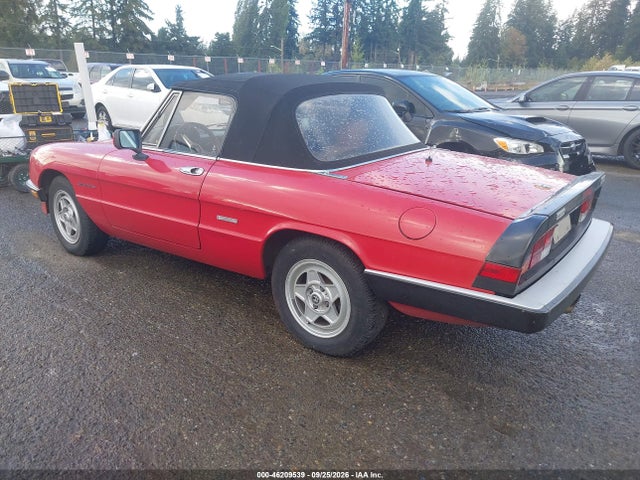 Продаж на аукціоні авто 1987 Alfa Romeo Spider Veloce, vin: ZARBA5588H1048374, номер лоту: 46209539