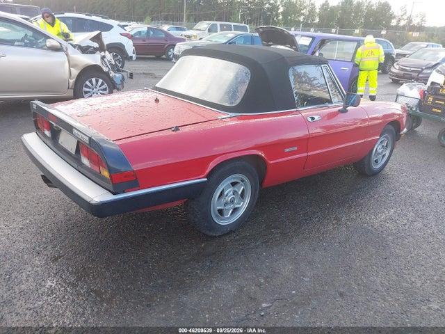 Продаж на аукціоні авто 1987 Alfa Romeo Spider Veloce, vin: ZARBA5588H1048374, номер лоту: 46209539