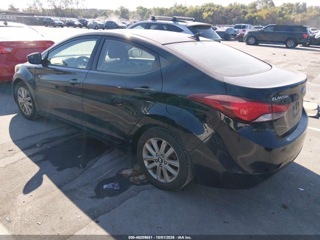 Продаж на аукціоні авто 2014 Hyundai Elantra Se, vin: KMHDH4AEXEU027651, номер лоту: 46209651