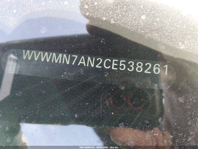 Aukcja sprzedaży 2012 Volkswagen Cc Sport, vin: WVWMN7AN2CE538261, numer aukcji: 46209743