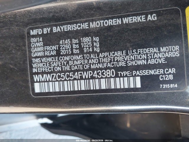 WMWZC5C54FWP43380 Mini Cooper Countryman S