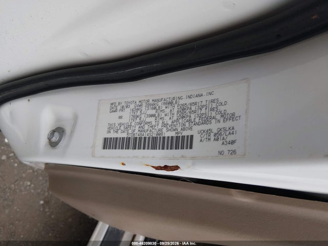 Aukcja sprzedaży 2004 Toyota Sequoia Limited V8, vin: 5TDBT48A14S210081, numer aukcji: 46209830