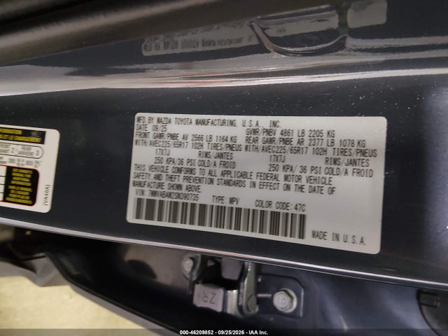 Продажа на аукционе авто 2025 Mazda Cx-50 2.5 S Select Package, vin: 7MMVABAM2SN390735, номер лота: 46209852