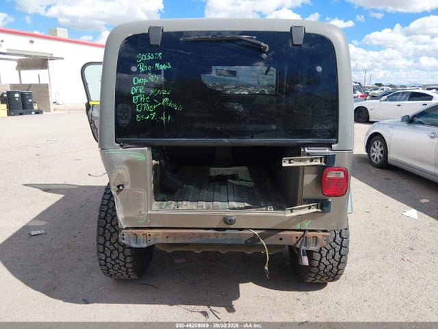 2006 Jeep Wrangler Unlimited მანქანა იყიდება აუქციონზე, vin: 1J4FA44S56P731589, აუქციონის ნომერი: 46209869