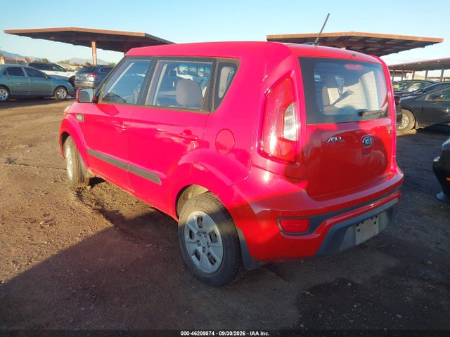 2013 Kia Soul მანქანა იყიდება აუქციონზე, vin: KNDJT2A54D7576561, აუქციონის ნომერი: 46209874