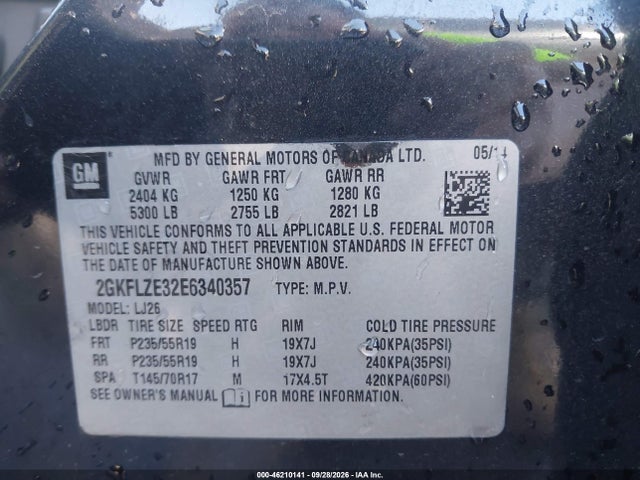 46210141 :رقم المزاد ، 2GKFLZE32E6340357 vin ، 2014 Gmc Terrain Denali مزاد بيع
