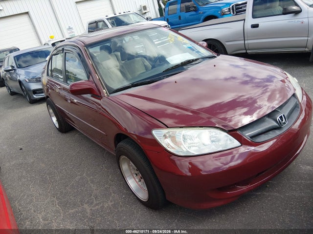 Продаж на аукціоні авто 2005 Honda Civic Ex, vin: 2HGES26705H540307, номер лоту: 46210171