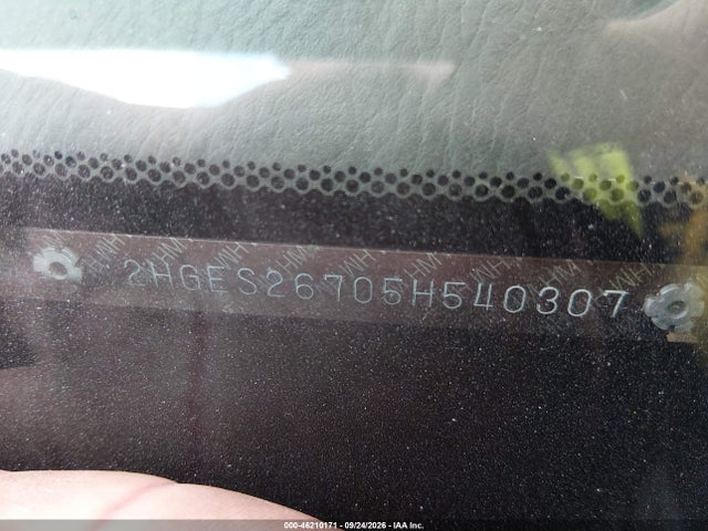 Продаж на аукціоні авто 2005 Honda Civic Ex, vin: 2HGES26705H540307, номер лоту: 46210171