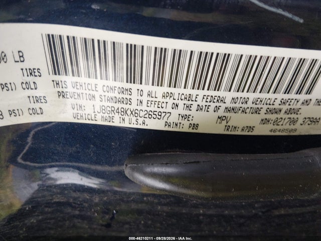 Aukcja sprzedaży 2006 Jeep Grand Cherokee Laredo, vin: 1J8GR48KX6C265977, numer aukcji: 46210211