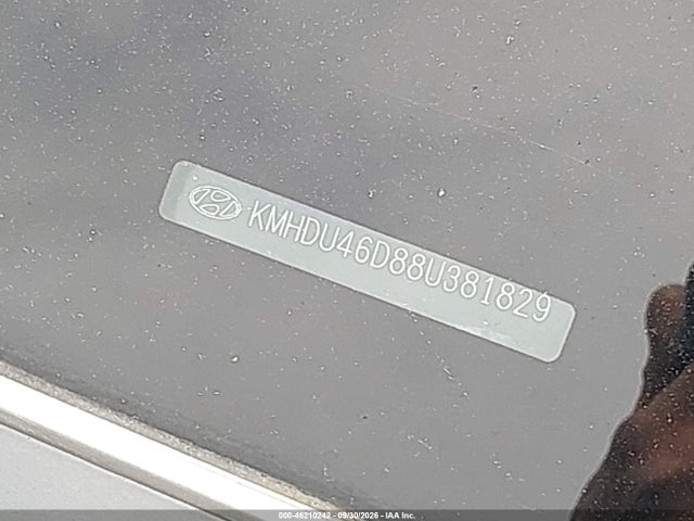 Продажа на аукционе авто 2008 Hyundai Elantra Gls/se, vin: KMHDU46D88U381829, номер лота: 46210242
