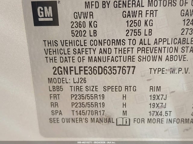 Продажа на аукционе авто 2013 Chevrolet Equinox Ltz, vin: 2GNFLFE36D6357677, номер лота: 46210271