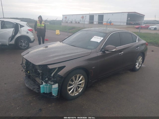 2017 Infiniti Q50 3.0t Premium მანქანა იყიდება აუქციონზე, vin: JN1EV7AR1HM834718, აუქციონის ნომერი: 46210376