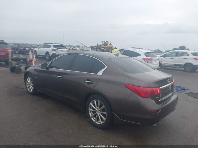 2017 Infiniti Q50 3.0t Premium მანქანა იყიდება აუქციონზე, vin: JN1EV7AR1HM834718, აუქციონის ნომერი: 46210376