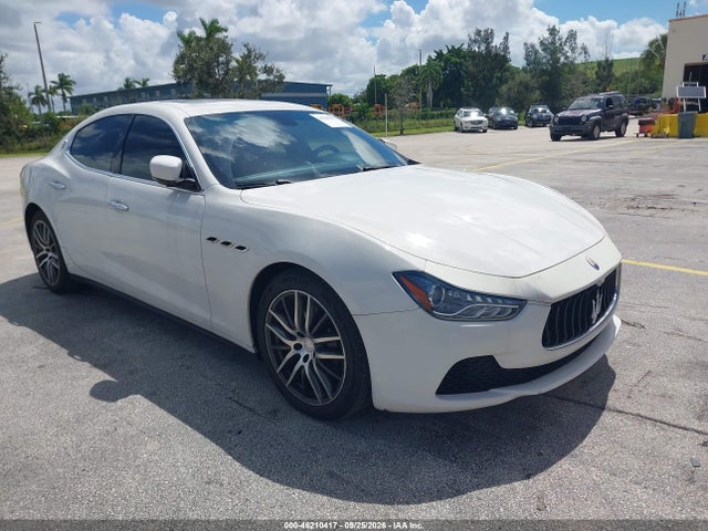 2014 Maserati Ghibli მანქანა იყიდება აუქციონზე, vin: ZAM57XSAXE1085572, აუქციონის ნომერი: 46210417