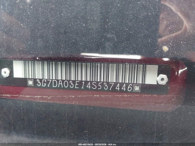 2004 Pontiac Aztek მანქანა იყიდება აუქციონზე, vin: 3G7DA03E14S537446, აუქციონის ნომერი: 46210420